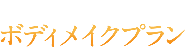 脂肪集中オーダーメイドボディメイクプラン